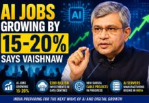 AI Jobs in India Growing by 15–20%, Says IT Minister Ashwini Vaishnaw AI Jobs in India Growing by 15–20%, Says IT Minister Ashwini Vaishnaw